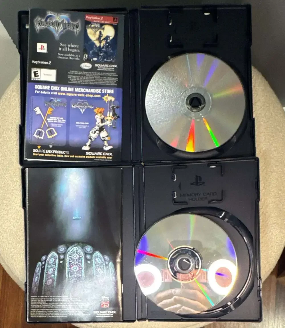 Kingdom Hearts and Kingdom Hearts II Greatest Hits PlayStation 2 Game Bundle